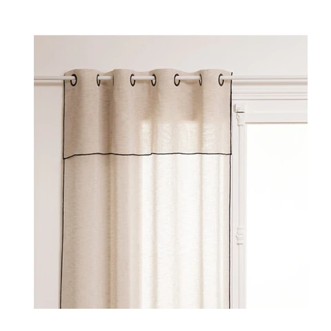 Atmosphera Fred Voilage beige lin - 140 x 240 cm