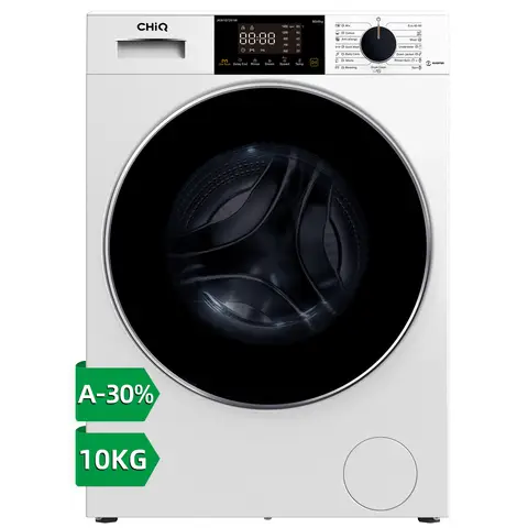 CHiQ JKW107281W 10kg A-30% 1400rpm Inverter Steam Washing Machine – Premium White