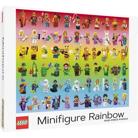 LEGO Rainbow Minifigure Puzzle