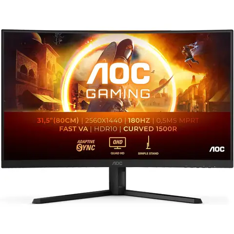 AOC Gaming CQ32G4VE - 32Inch QHD Curved Monitor
