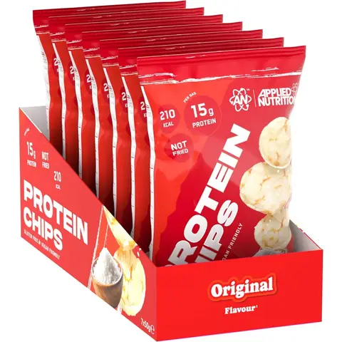Applied Nutrition High Protein Chips Original Protein Nutrition Powder - 7 x 50g