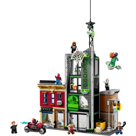 LEGO Marvel Super Heroes Spider-Man tegen Oscorp gebouwset - 76324, 808 stuks