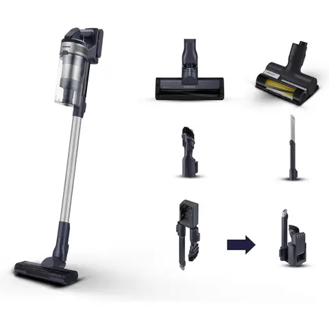 Samsung VS15A60AGR5/WA - Draadloze Stofzuiger - 150W 40 min 0.8L stofbak 10 jaar motor