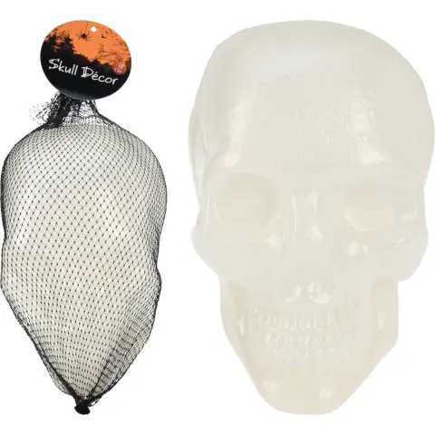 HALLOWEEN SKULL DECO 10X18X15