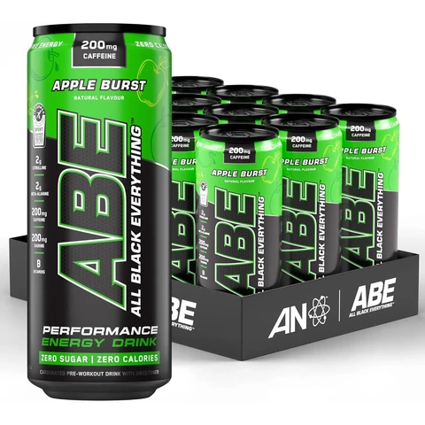 Applied Nutrition ABE Energy Drink Apple & Elderflower Flavour - 12 x 330ml