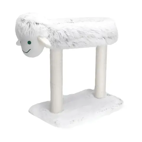 NOBLEZA kratzbaum weiß 50 x 30 x 50 cm 1 stück für katzen