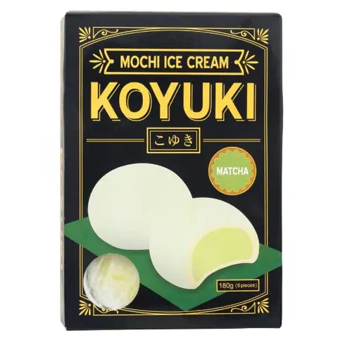 KOYUKI Japanisches Mochi-Eis Matcha-Geschmack 180g (30g × 6 Stück)