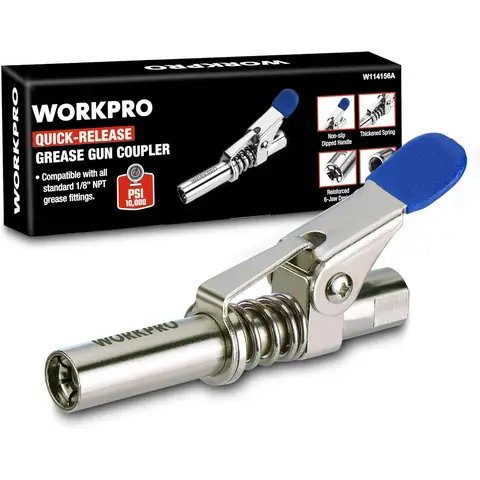 WORKPRO 1PC Plastic Handle Grease Gun High Pressure Oil Injection Nozzle
