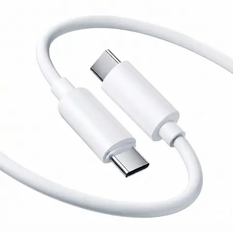 dpower F8216 Câble Type‑C Bidirectionnel Silicones,Câble de charge rapide 3A 60 W， Transfert 480Mbps, Compatible MacBook iPad iPhone16 Samsung Galaxy