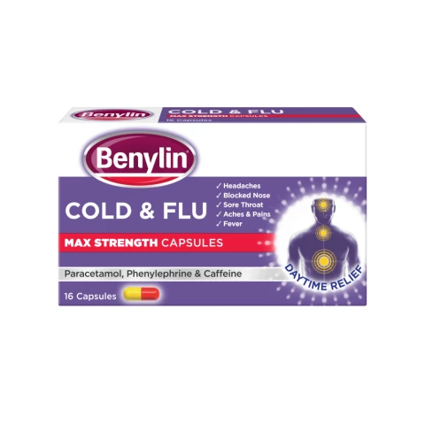 Benylin Cold & Flu Max Strength Capsules