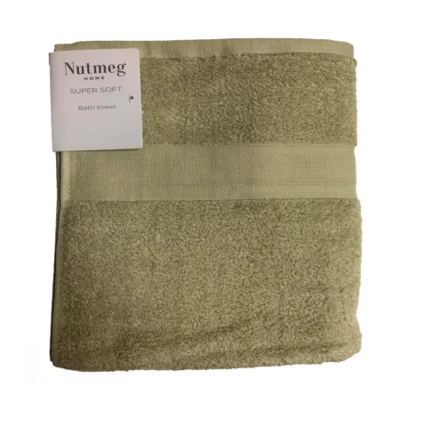 Nutmeg Home Supersoft Cotton Bath Towel Sage