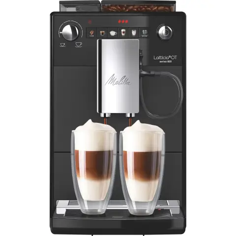Melitta F300-103 Vollautomatische Kaffeemaschine, Schwarz/Silber, 1450 W, 1,5 L, 250 g, 15 Bar