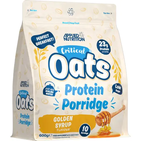 Applied Nutrition Critical Oats Protein Porridge Golden Protein Nutrition Syrup - 600g