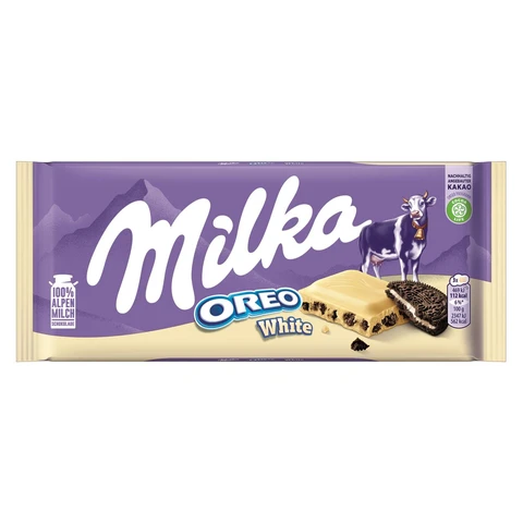 Milka Weiße Oreo-Schokoladentafel 100 g