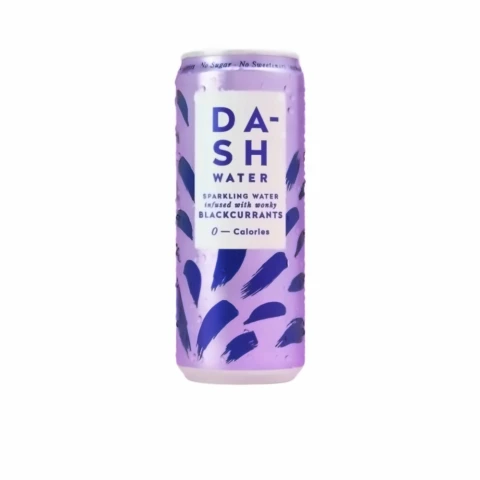 Dash Water - Sparkling Water Infused with Wonky Blackcurrants Multipack - 4 x 330ml