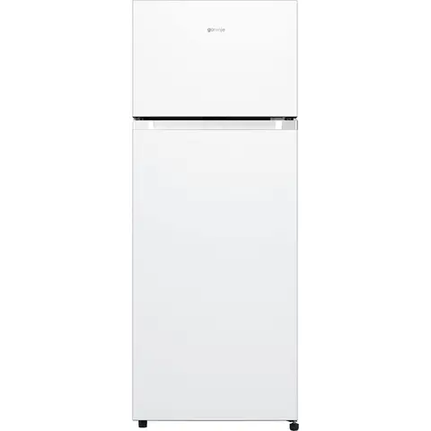 Gorenje RF4142PW4 Double Door Refrigerator with freezer compartment at the top, 165 liters fridge, 41 liters freezer, LED interior lighting, Energy Efficiency Class E, 143.6cm x 55cm, white [Energy Class E]