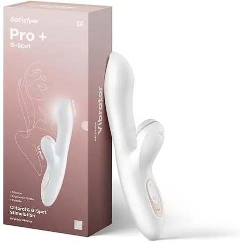 Satisfyer Pro G-Spot Rabbit | Klitorissauger mit 11 Intensitätsstufen | G-Punkt-Massager mit 10 Vibrationsprogrammen | Wiederaufladbarer Vibrator | Wasserdichtes (IPX7) Sexspielzeug für Frauen