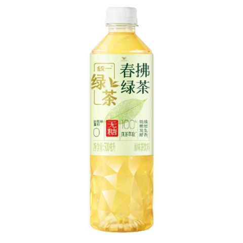Unif Sugar free green tea drink 统一春拂绿茶 500ml