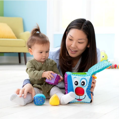 Lamaze Animal Faces Fabric Shape Sorter