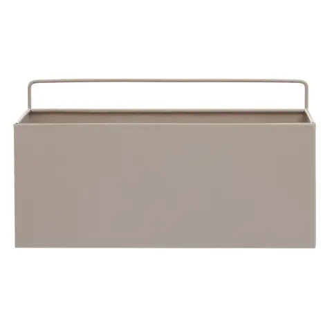 Asher Wall Plant Box Grey Natural