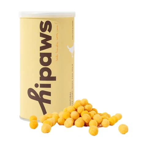 Hipaws Freeze-dried Quail Egg Yolk Pet Treats (100g)