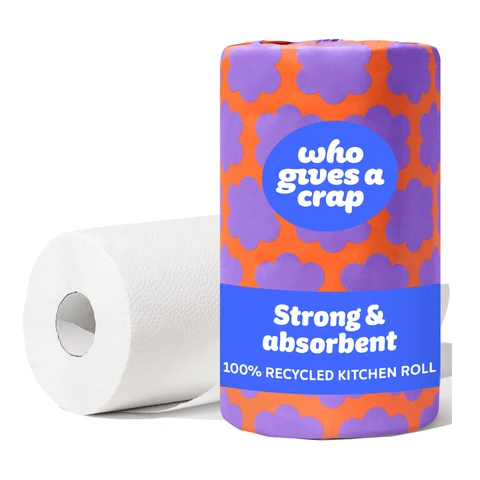 Who Gives A Crap Strong and Absorbent Kitchen Roll, 2 ply, 1 Roll