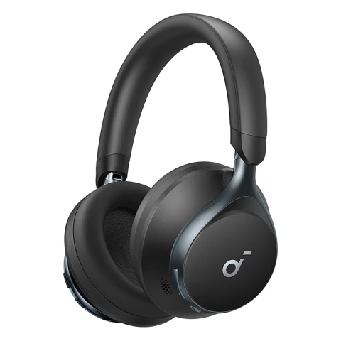soundcore by Anker, Space One Kabellose Kopfhörer, Adaptives aktives Noise Cancelling, 2X stärkere Stimmunterdrückung, 40h ANC Akkuleistung, App Steuerung,Hi-Res Audio, Leichtes Design, Bluetooth 5.3