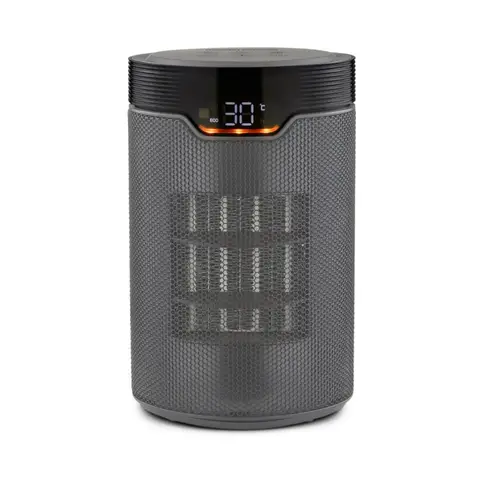 Morphy Richards HeatFlux 1.5kW Bedside Ceramic Fan Heater with Remote Control – Grey, 825051