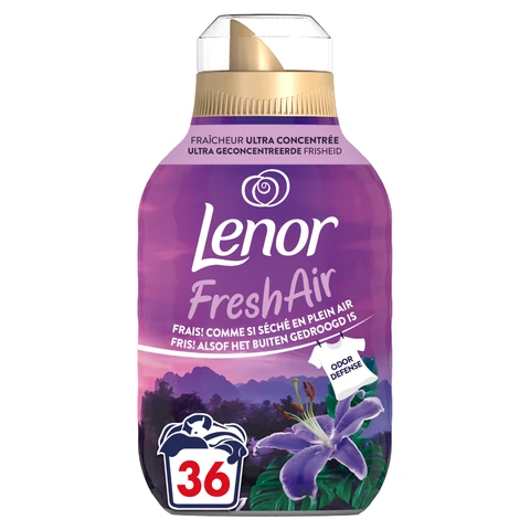 LENOR Adoucissant Liquide Freshair Éclat de Minuit 36 Lavages 504ml
