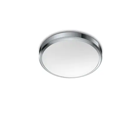 Philips Ceiling Light LED Luminaire Doris Bathroom Warm White 17W Chrome D:31.3cm