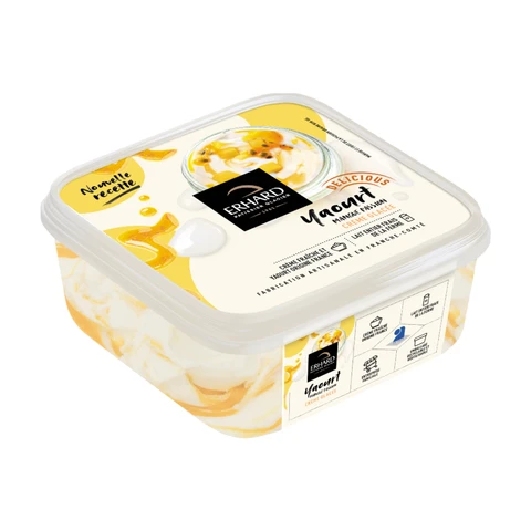 ERHARD Crème glacée Yaourt Mangue Passion 450 g