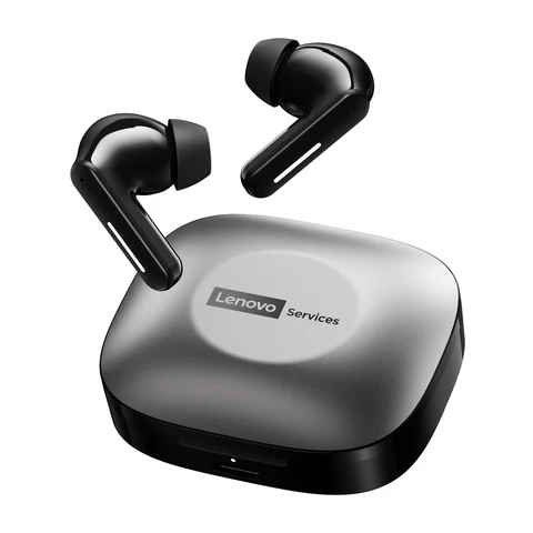 Lenovo Services LE209 kabellose Ohrhörer halb-in-ear Schwarz Grau