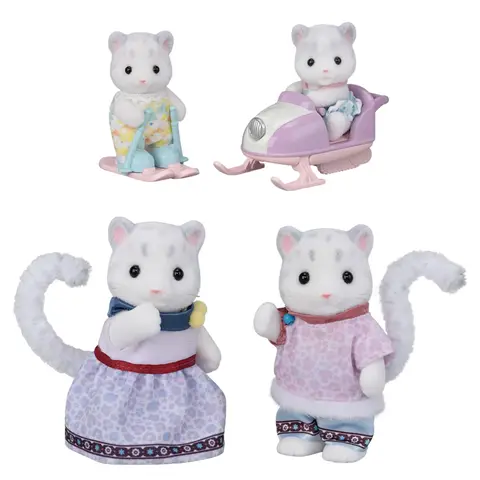 Sylvanian Families La famille Panthère des neiges