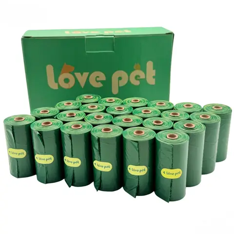 Dog waste bags, 24 Roll*15 Bags, lavender scented