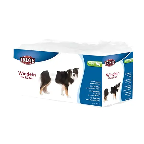 TRIXIE Hundewindeln für Rüden S/M 12 Stück