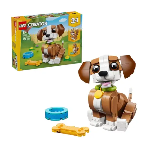 LEGO Creator 3 in 1 31382 Cute Animals: Playful Puppy Dog
