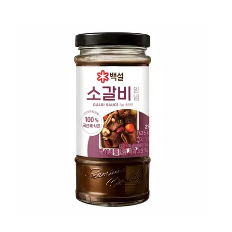 CJ BEKSUL Korean BBQ Kalbi Beef Rib Sauce CJ KR 290 g