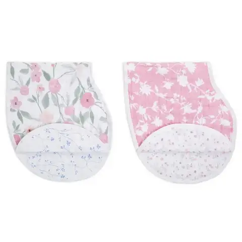 aden + anais™ Boutique Cotton Muslin Burpy Bibs 2 Pack Ma Fleur