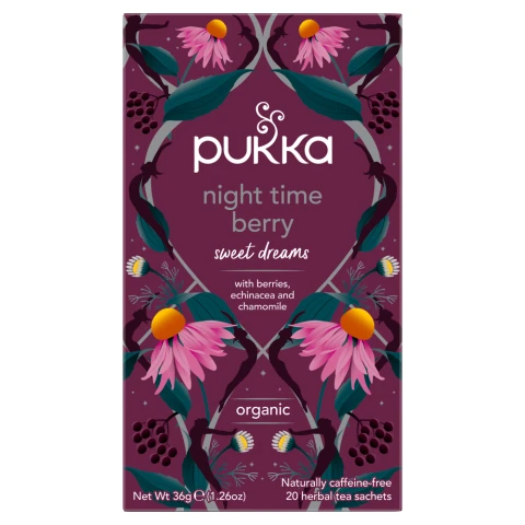Pukka Night Time Berry Organic 20 Tea Sachets 36g