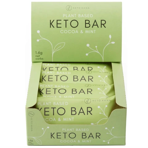 Keto Hana Cocoa & Mint Keto Bar 40g