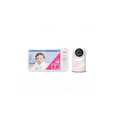 VTech VM7367HD Video Baby Monitor 7" White