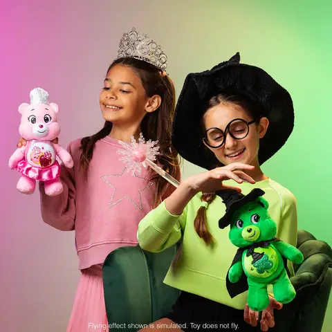 Care Bears x Wicked Good Luck Bear as Elphaba 22cm Plush Soft Toy