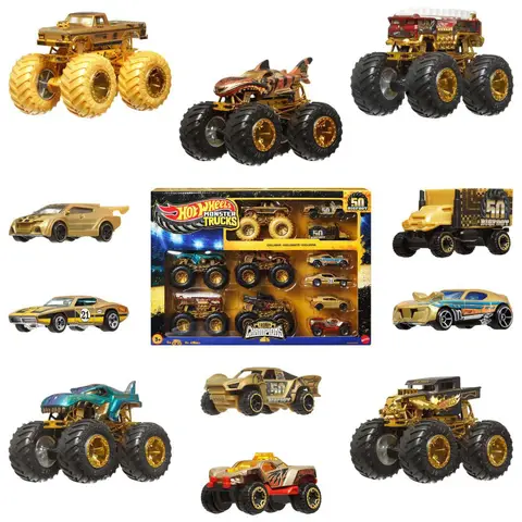 Hot Wheels Monster Trucks Trophy Champions Collection