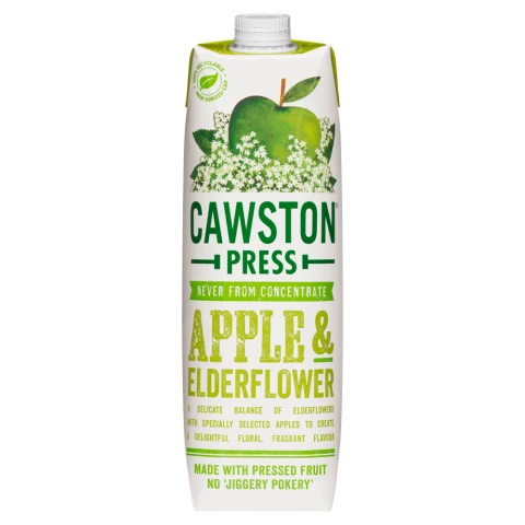 Cawston Press - Apple & Elderflower Juice - 6 x 1L
