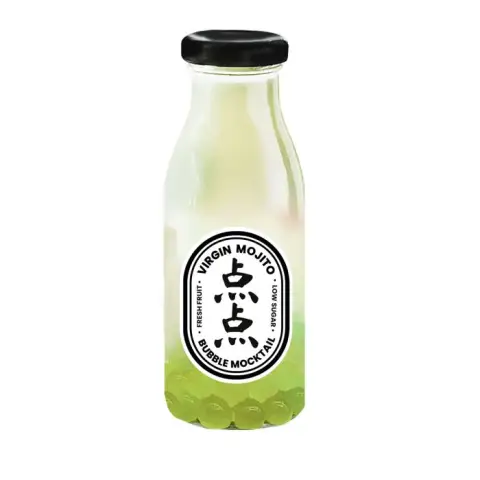 Dot Dot Bubble Tea - Virgin Mojito Bubble Mocktail - 250ml