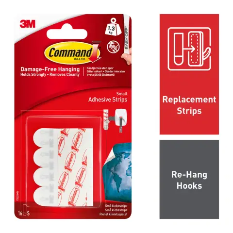 17022P SML ADH REFILL STRIPS  PK6