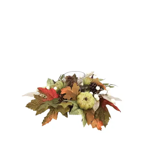 Daisy Darcy 35cm Autumn Pumpkin Candle Holder