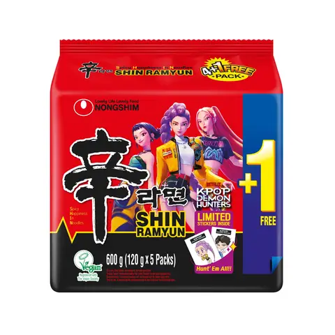 NongShim Shin Ramyun 120g x 5 Big Packs