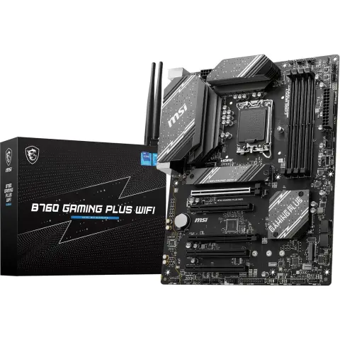 MSI Intel B760 GAMING PLUS WIFI LGA 1700 M.2 DDR5 ATX Motherboard