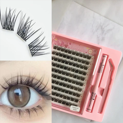 MeoMagic 10rows-120pcs Classic Eyelash Extensions(Requires Glue)-F11